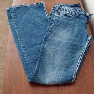 Great silver jeans long